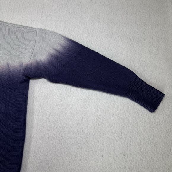 Simply Vera Wang XXL Ombre Knit Pullover Sweater Light Grey to Purple Cozy Relax - Picture 8 of 12